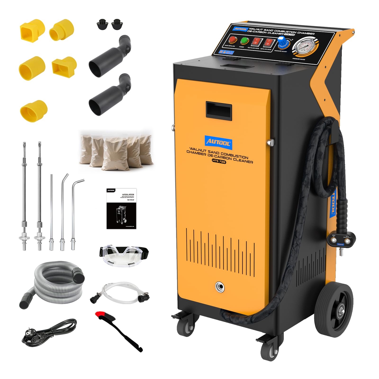 Amazon.com: AUTOOL HTS728 Walnut Blaster Walnut Blasting Machine